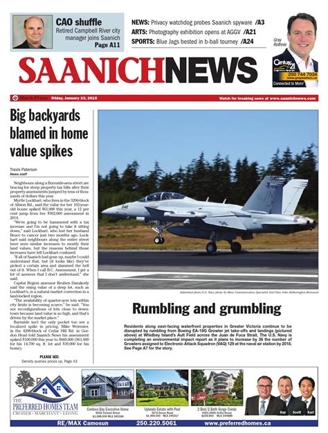 Saanich News, January 23, 2015 by Black Press Media Group - Issuu