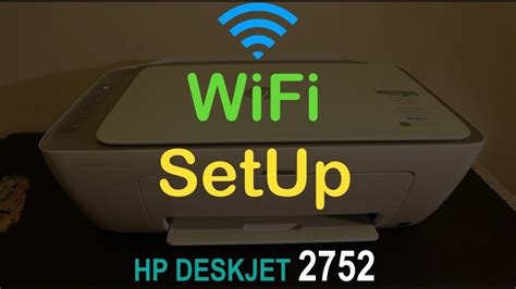 Hp Deskjet 2752 Wifi Setup Youtube