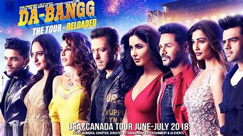 Salman Khan Announces Dabangg Reloaded Tour Usa And Canada Official Dates Youtube