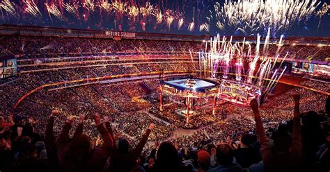 10, 2021) inside raymond james stadium in tampa, florida. WWE touts how much money WrestleMania 35 made for NY/NJ ...