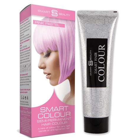 Candy Floss Pastel Pink Hair Dye Semi Permanent Diy Kit Smart Beauty Shop