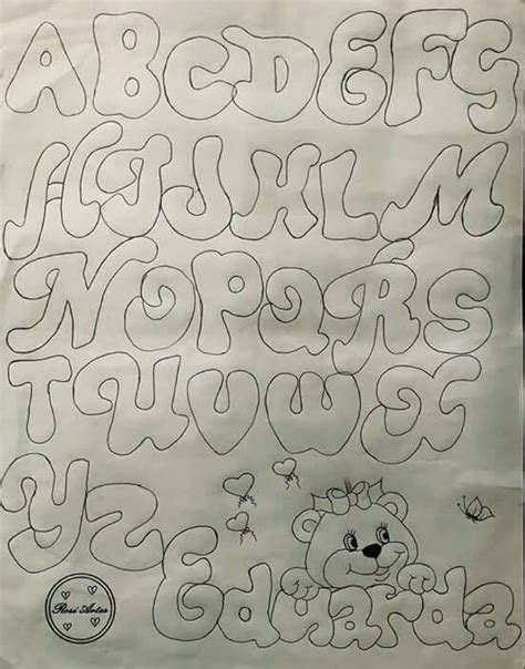 Alfabeto Alfabeto Pintura Em Tecido Infantil Fraldas