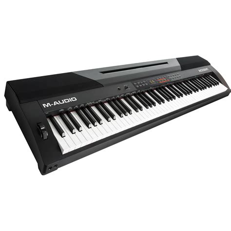 M Audio Accent 88 Key Digital Piano With Hammer Acti Accentxus