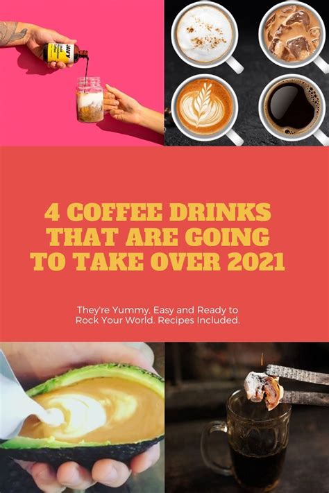 Get The Easy Recipes For These Delicious Coffee Drinks That Are Hot Hot Hot In 2021 Easy