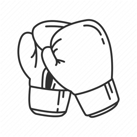 Boxing gloves, boxing mits, cushioned gloves, fighter gloves, fighting gloves, gloves icon ...