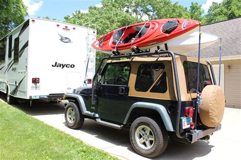 Lets See Those Jeeps Carrying Kayakscanoes Jeep Wrangler Tj Forum