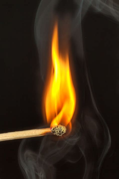 Burning Matchstick Fire Free Stock Photo Public Domain Pictures