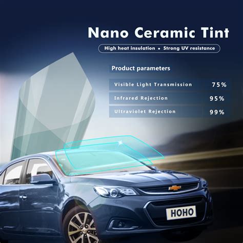 Windshield installation and repair, auto repair, car window tinting. Light Blue Good Privacy Protection Sun Shade Nano Ceramic ...