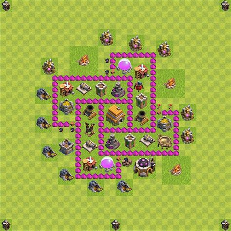 Trophy Defense Base Th6 Clash Of Clans Town Hall Level 6 Base 66