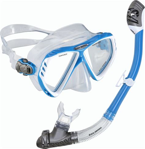 Us Divers Adult Regal Lx Masktucson Snorkel Cobalt Blue Tools And Home Improvement