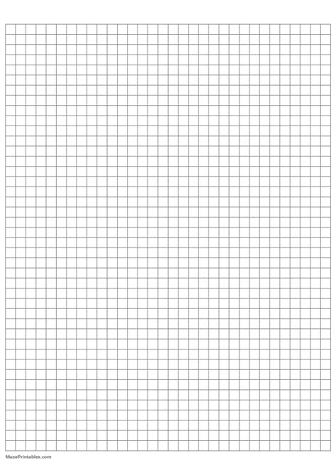 Printable 14 Inch Gray Graph Paper For A4 Paper