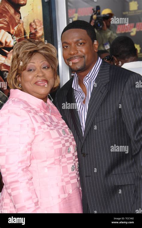 Los Angeles Ca July 31 2007 Chris Tucker And Mother Mary Tucker At