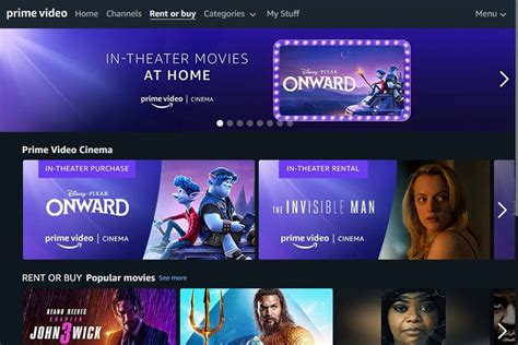 Fyi Amazon Launches Prime Video Cinema Hub For New Theater Releases