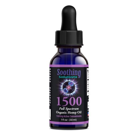 1500mg Full Spectrum Cbd Tincture Cbd Products In Florida Soothing