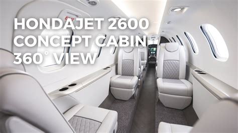 360° Video Of Hondajet 2600 Concept Cabin Interior View The