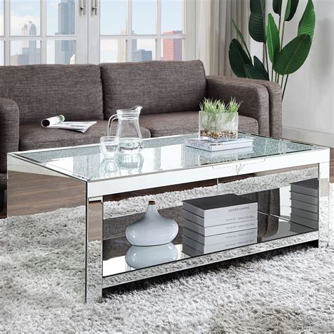 adding style and functionality to your home with mirrored coffee tables coffee table decor