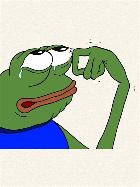 Crying Pepe Meme Sad T Shirt By Abusive Materia Redbubble