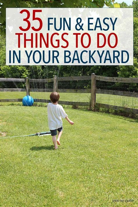Beach games, kids games, drinking games, diy, card games the best backyard games can be a wonderful addition to any bbq, kids play dates, beach day, or just a fun picnic at the park. 35 Fun Things to Do in Your Backyard this Summer | Summer ...