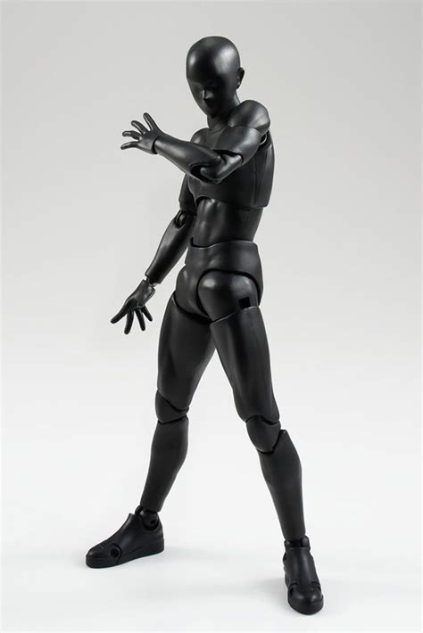 S H Figuarts Action Figure Man Solid Black With Images Male Pose