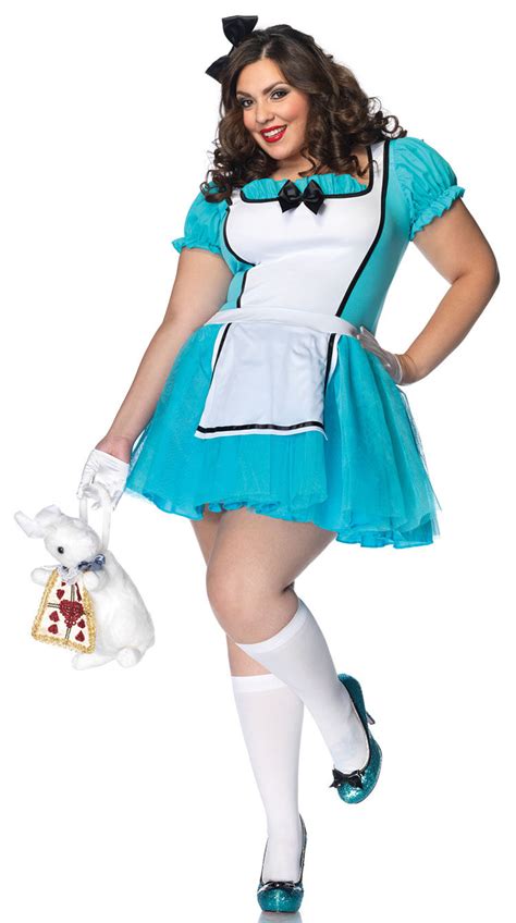 Enchanted Alice In Wonderland Plus Size Costume Mr Costumes