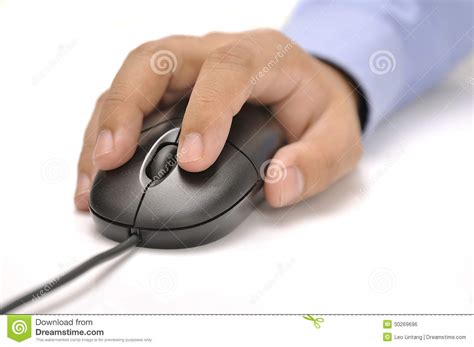 Make sure the mouse is working. Hand Holding A Mouse Royalty Free Stock Image - Image ...