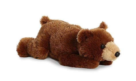 Grizzly Bear Flopsie 12 Inch Stuffed Animal By Aurora Plush 31573