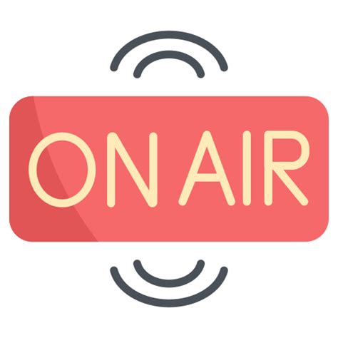 On Air Generic Flat Icon