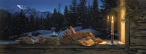 Art Country Canada Stephen Lyman Evening Light Giclee On Canvas