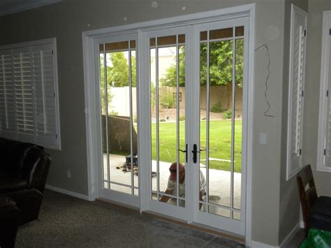 A pella storm door comes with a glass panel installed, but a screen can be purchased as an option. Pella 9 Foot Sliding Glass Door | Sliding Doors