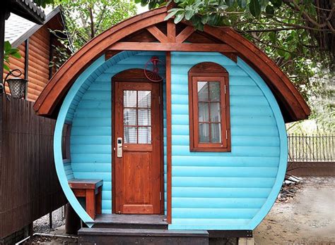 Ig 1 039 1 Colorful Prefab Round Cabin For Camp Wooden House