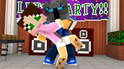 Pat And Jen Popularmmos Minecraft Dance Challenge Games Lucky Block Mod Modded Mini Game Youtube
