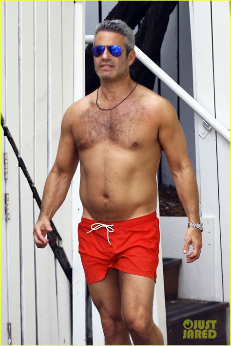 photo andy cohen shirtless pool easter miami 04 photo 3615776 just jared entertainment news