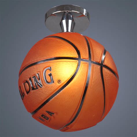 Nautical themed light fixtures image and description. Basketball Light Fixture Modern Semi Flush Mount Kids ...