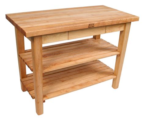 Dining tables are the heroes of the home. John Boos Country Work Table | Butcher Block Table