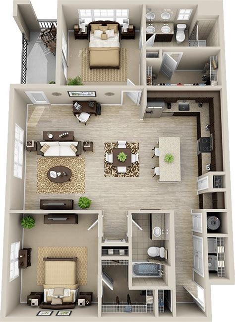 30 Modern 3d Floor Plans Help You To Make Your Dream Home Engineering