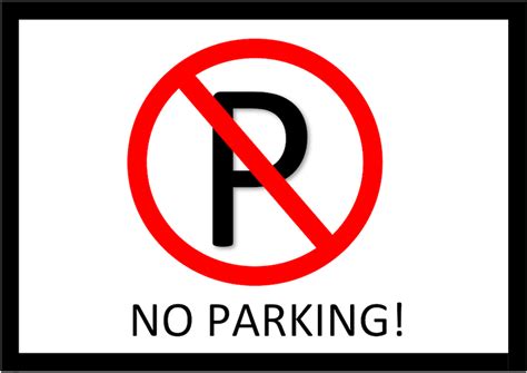 Aber hier ist parken verboten. Parken verboten Schild zum Ausdrucken (Word) | Muster-Vorlage.ch