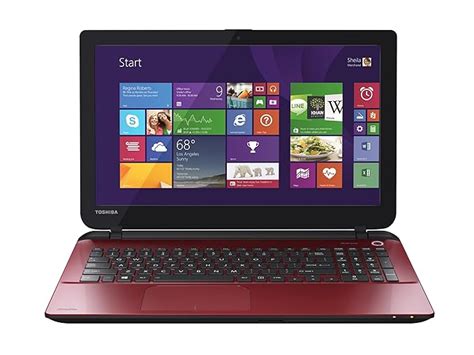 Toshiba Satellite L50 B 1e3 156 Inch Notebook Red Intel Pentium
