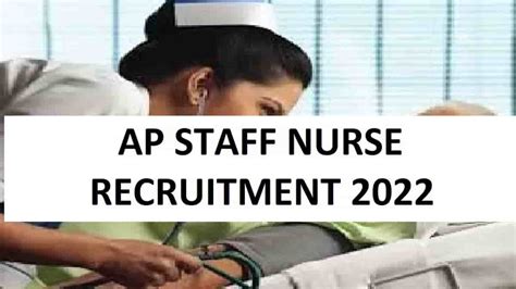 Ap Staff Nurse Recruitment 2022 957 Vacancies Notified