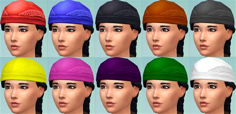 Mod The Sims Bandanas For Females