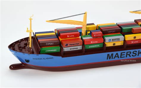 Maersk Alabama Container Ship N Scale Waterline Etsy