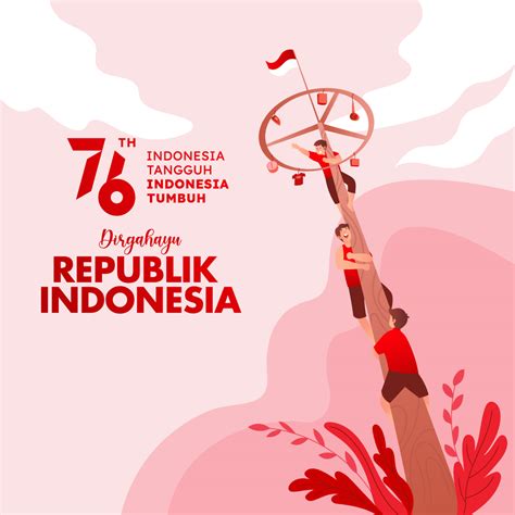 Poster Gambar Ucapan Hut Ri Ke Dirgahayu Republik Indonesia