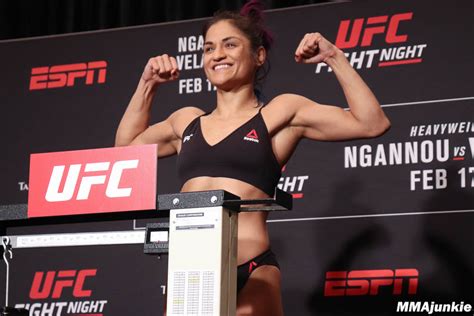 Cynthia Calvilo Ufc On Espn Official Weigh Ins MMA Junkie