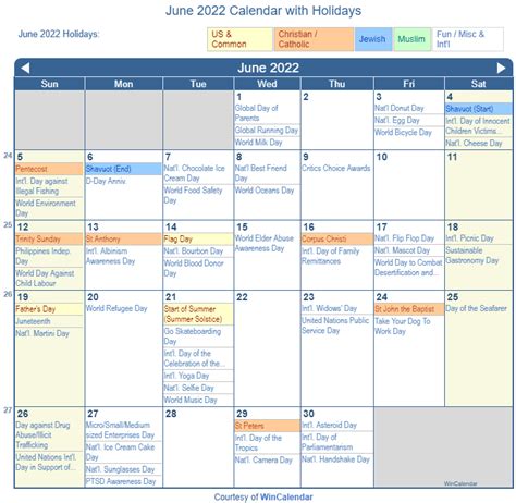 Printable Calendar June 2022 June 2022 Australia Calendar With
