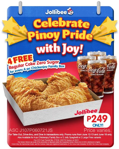 Jollibee Independence Day Chickenjoy Promo For P249 Deals Pinoy