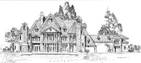 Looking for your dream home? Luxury house plans for castles, manors, chateaux and ...