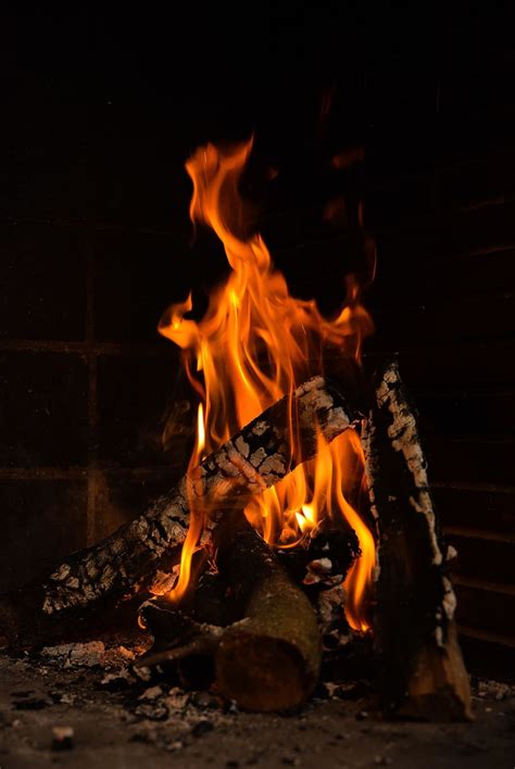 Hd Wallpaper Fire Bonfire Embers Flames Lena Burn Combustion