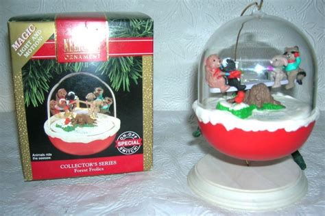 Hallmark Light And Motion Ornament Forest Frolics 4 Of The Series