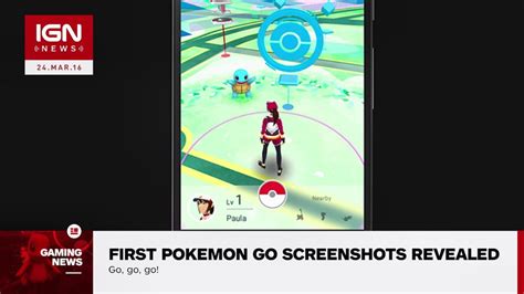 First Pokemon Go Screenshots Revealed Ign News