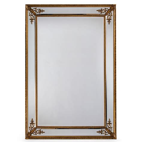 Large Gold Antique French Style Framed Mirror Gold Antique Mirror