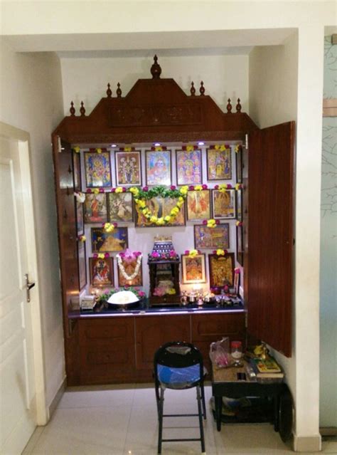 Pooja Corner Wooden Temple For Home Temple Design For Home Indian